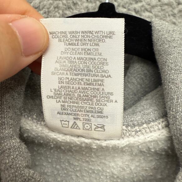 Ravenna Ravens Pullover Hoodie Gray L Large Jerzees Super Sweats Long Sleeve - Picture 3 of 10